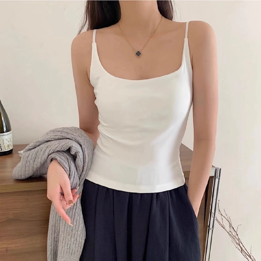 可外穿带胸垫背心美背百搭打底