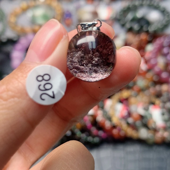 水晶吊坠(不含链)未镶嵌