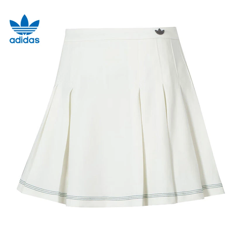 adidas阿迪达斯【环】三叶草女子运动休闲半身裙裙子JM8016