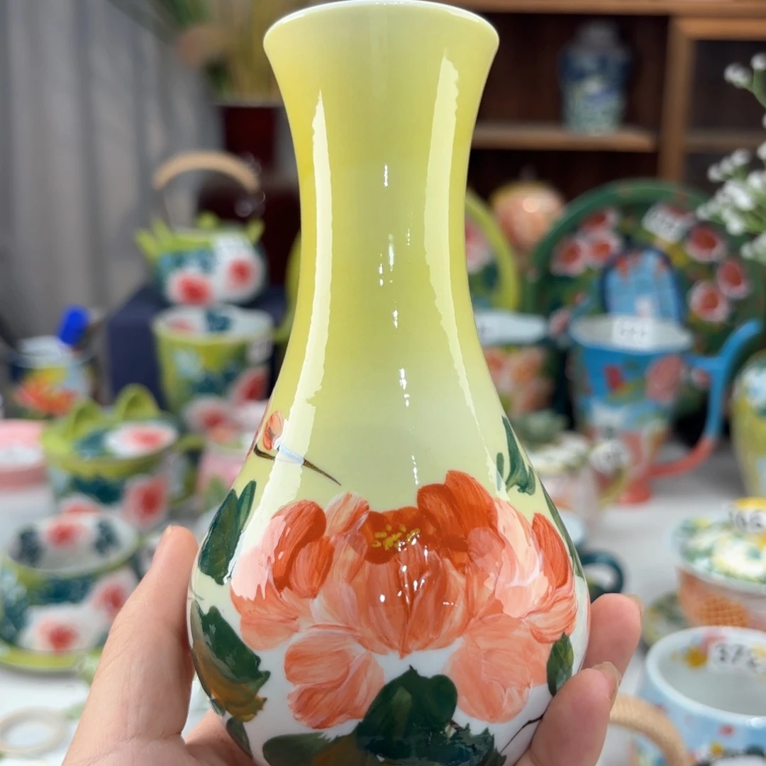 景德镇手绘高温釉下彩陶瓷茶具