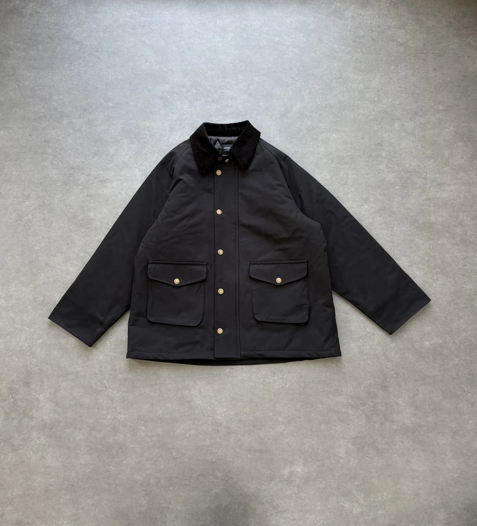 M2505#加厚版本  宽松大版 英伦Barb*r棉衣（颜色看直播间介绍）