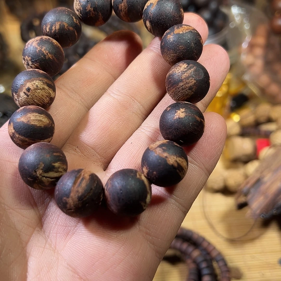 林***】手串/手链降真香1.6黄金甲无胶融合甲