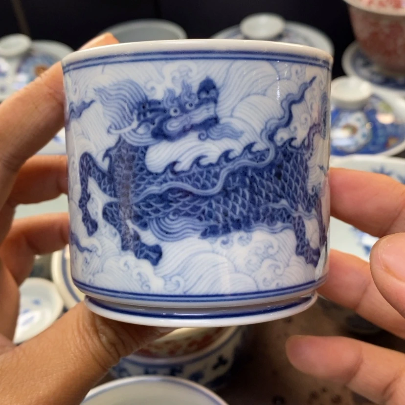 【闪购商品】景德镇青花主人杯