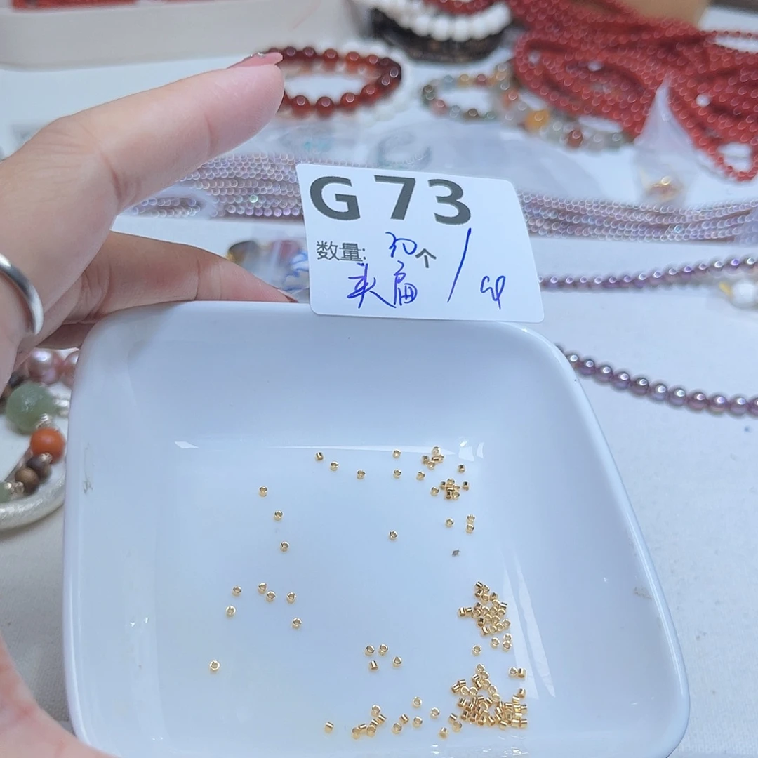 珠宝半成品水晶银S925镶嵌F73。