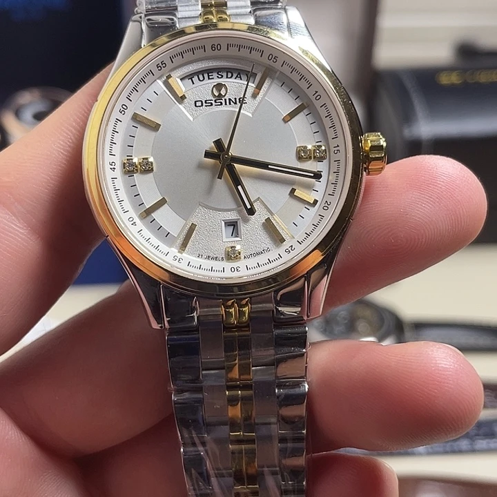 精钢进口机芯，全自动机械