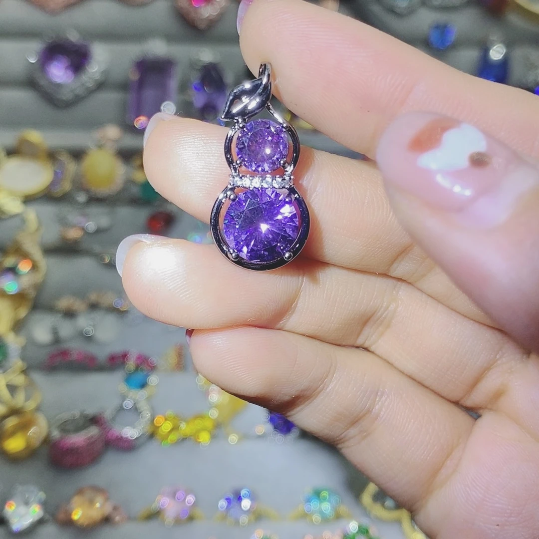 【闪购商品】托帕石耳饰银S925镶嵌