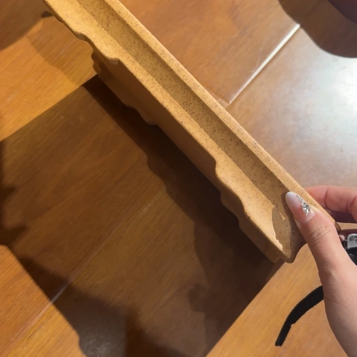 下***根花盆紫砂半手工制作