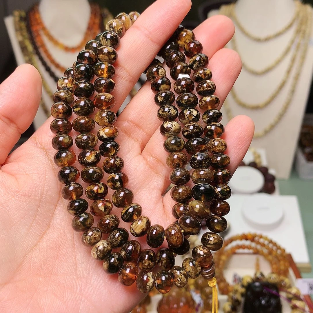 吉***康琥珀未镶嵌裸石抚顺琥珀914