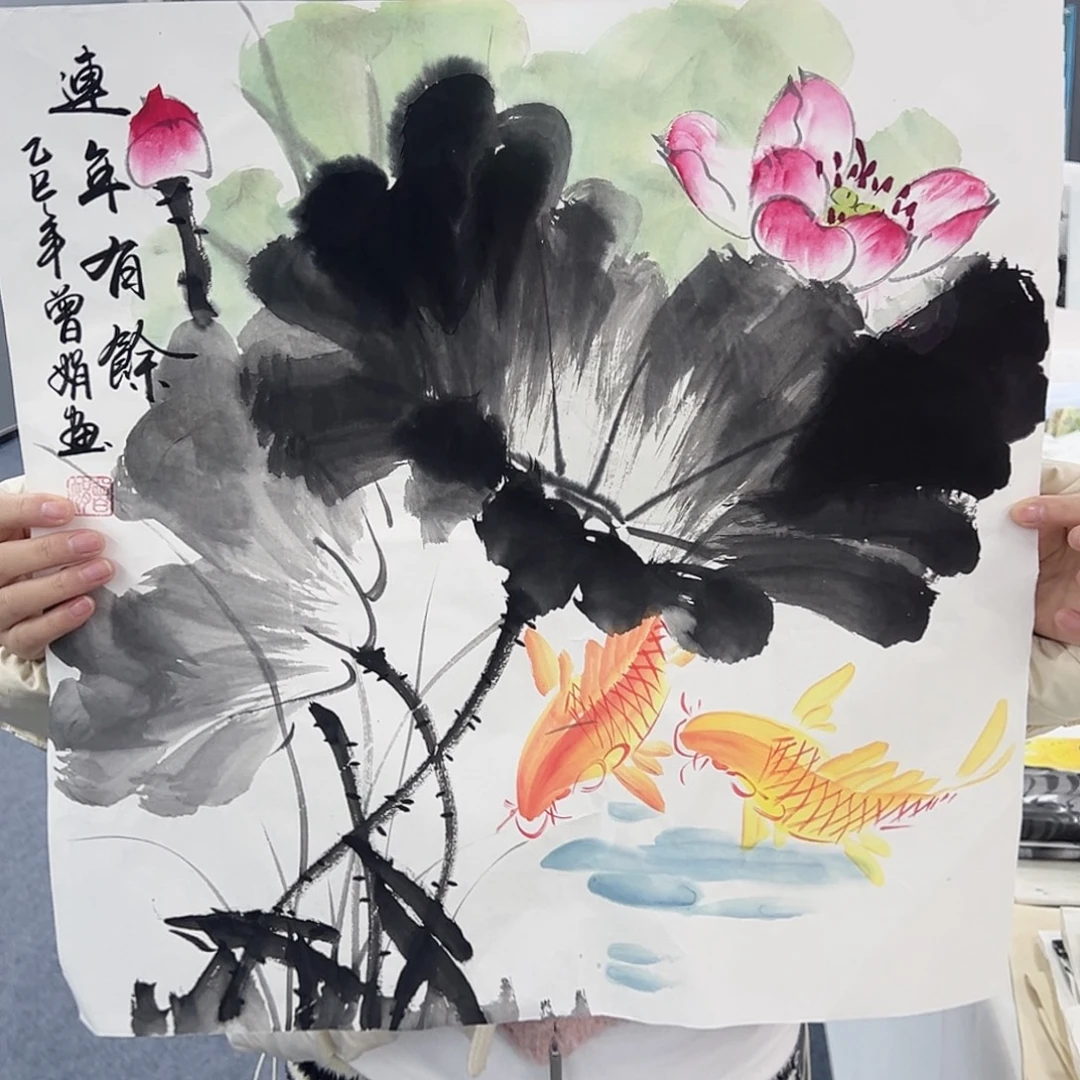 国画事事顺心如意万事如意