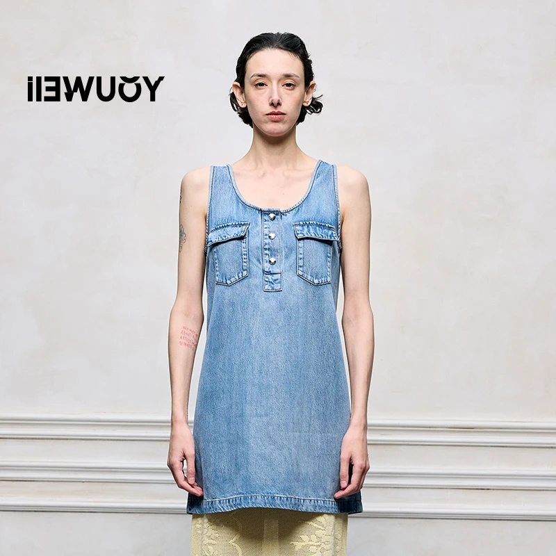 有尾YOUWEI 牛仔背心连衣裙 Y5725201
