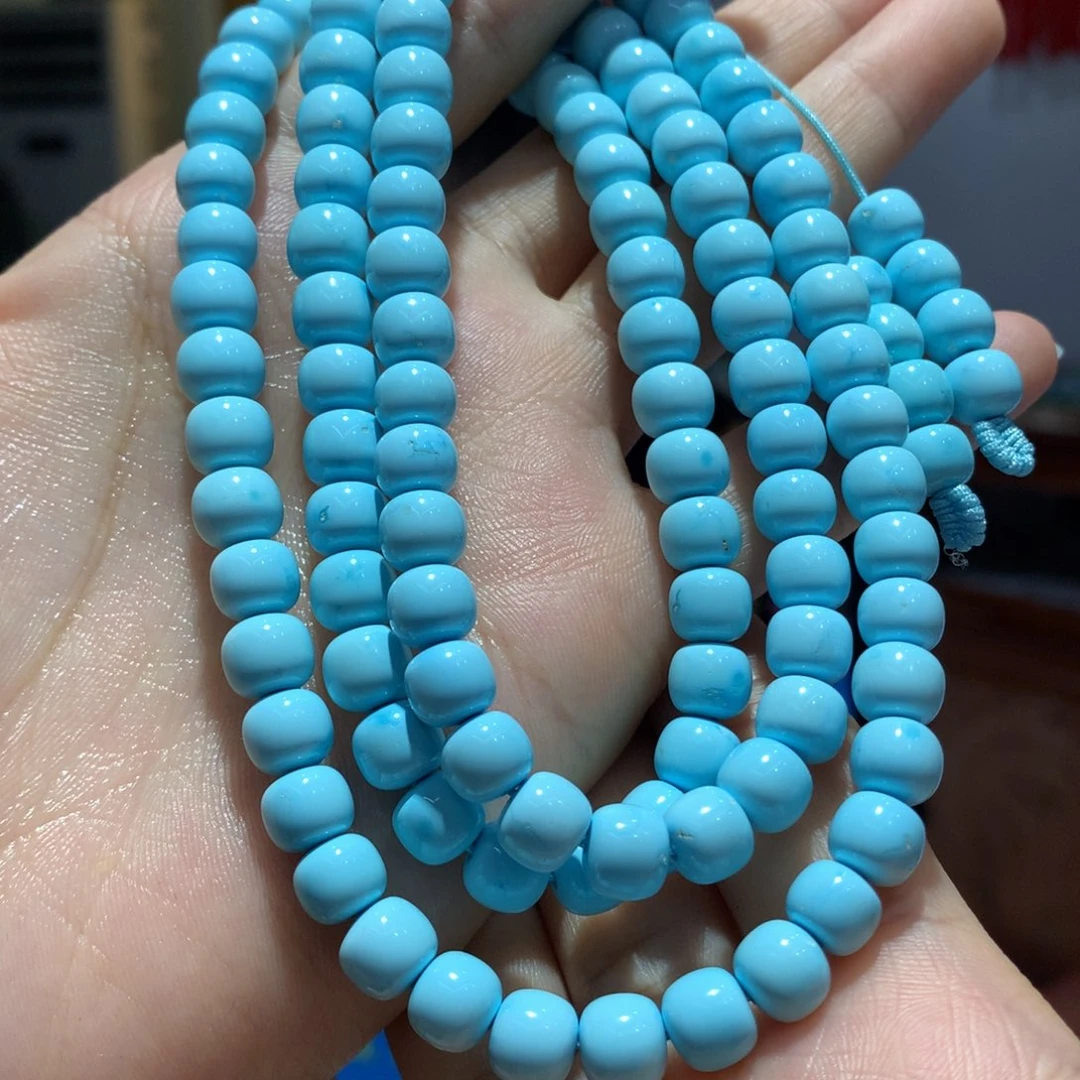 未镶嵌绿松石长链