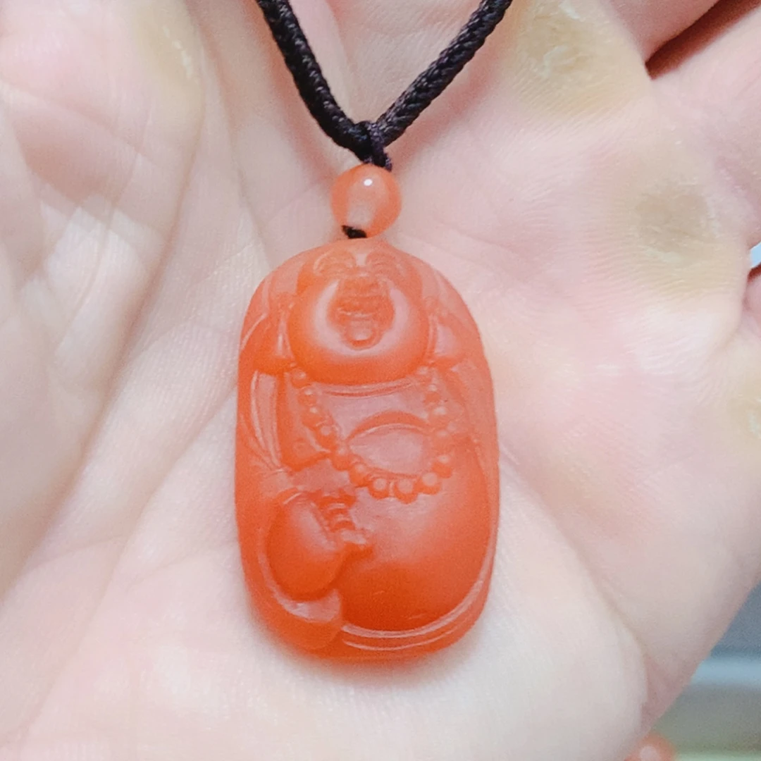 南红玛瑙未镶嵌吊坠(不含链)