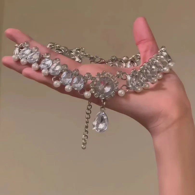 超闪巴洛克重工项链轻奢小众高级感颈链个性夸张锁骨链潮