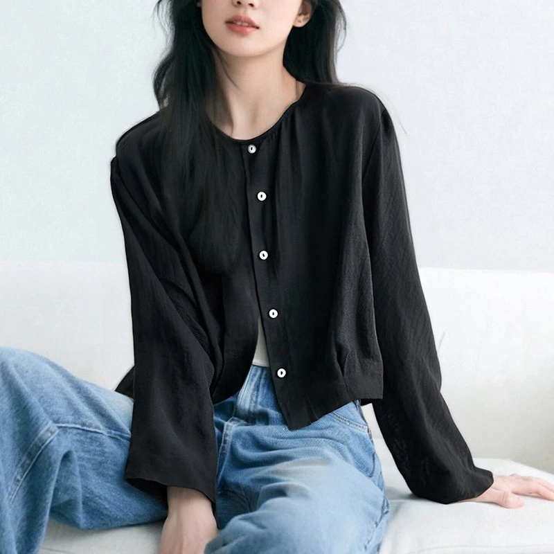 【断码清仓】2025衬衫女25031034