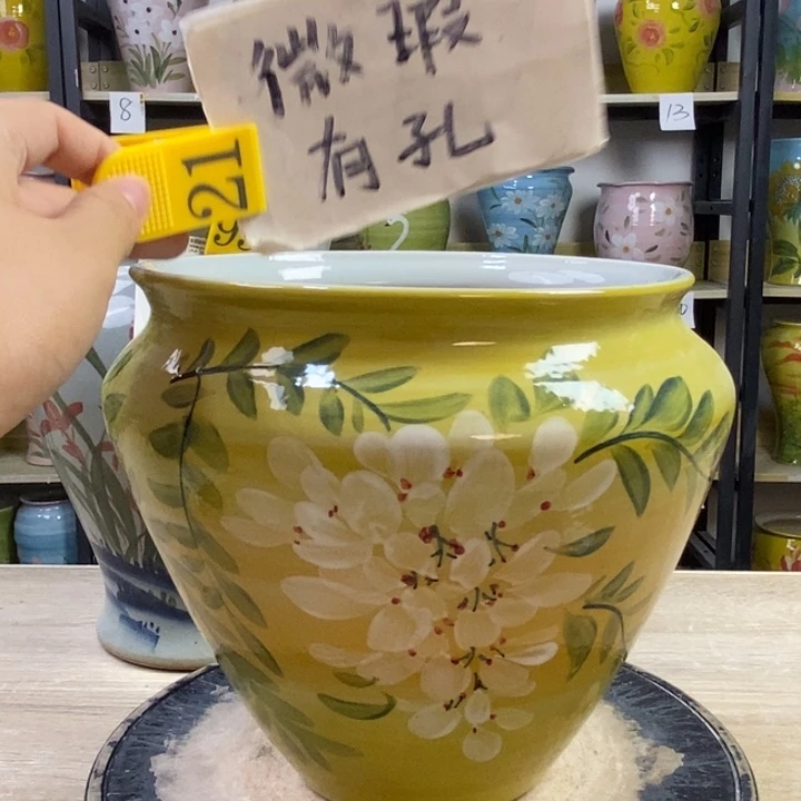 景德镇高温陶瓷花盆