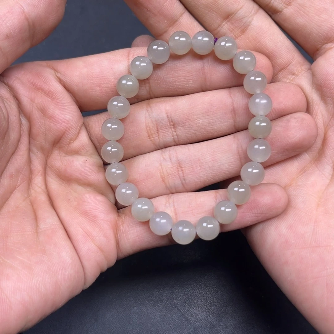 和田玉颈饰未镶嵌多样性拍一发一烟紫手串卡8