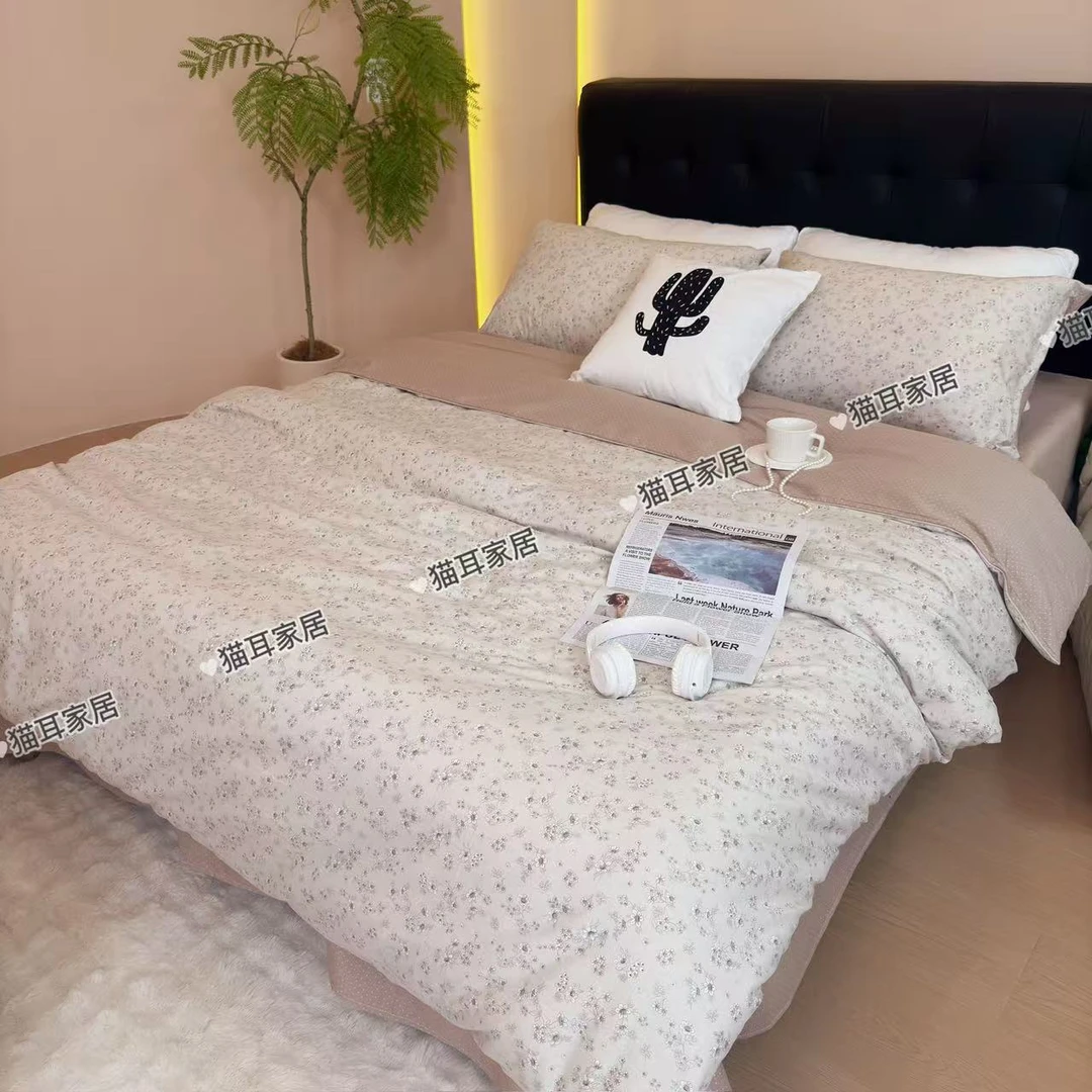 【听风韵】200*230cm轻奢柔软丝滑四件套纯棉透气四件套