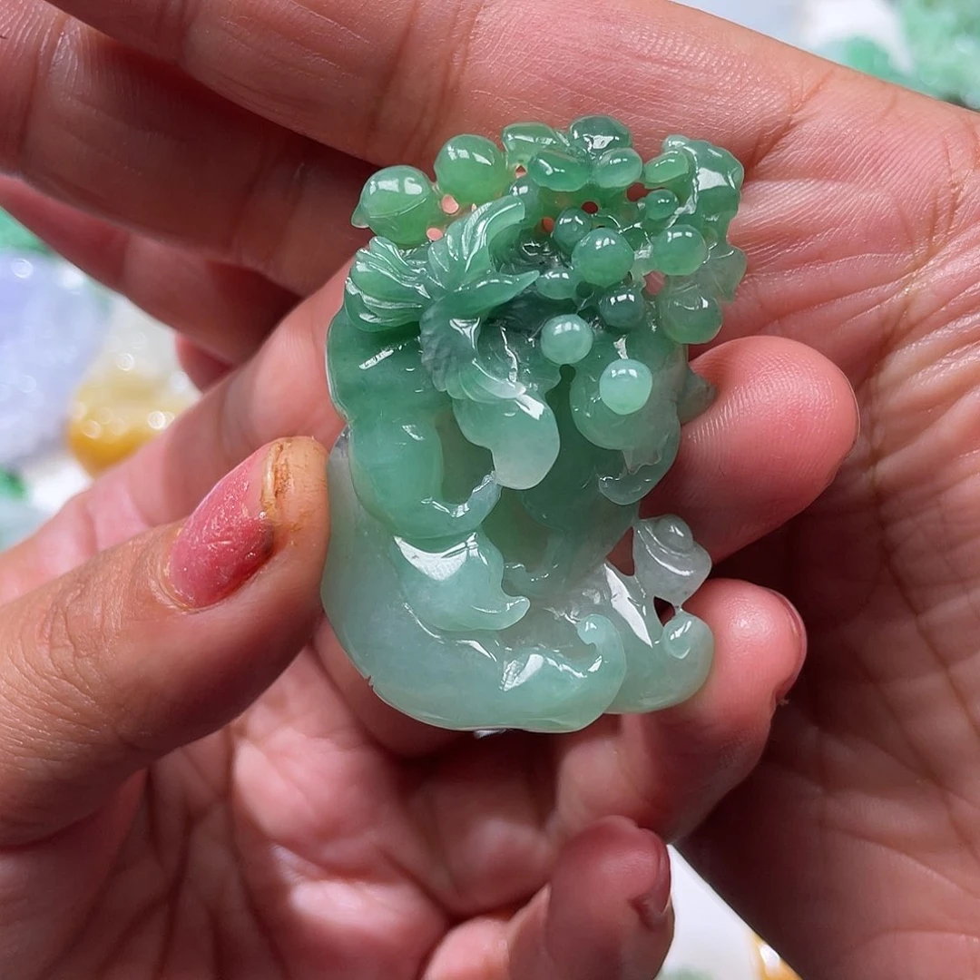 颈饰未镶嵌翡翠翡玉缘翡翠