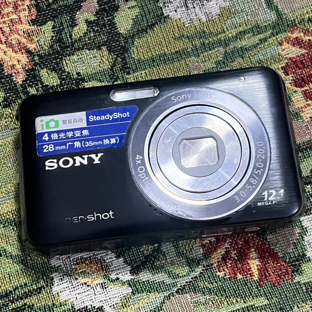 9新  索尼 w310 黑色 1200w像素 复古ccd数码相机