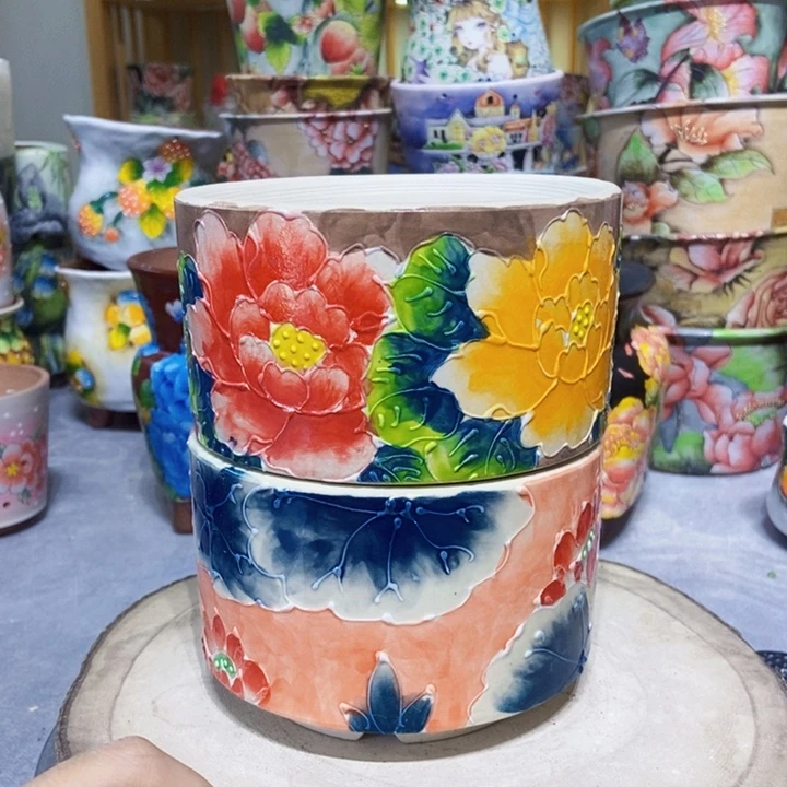 景德镇艺术手绘作品