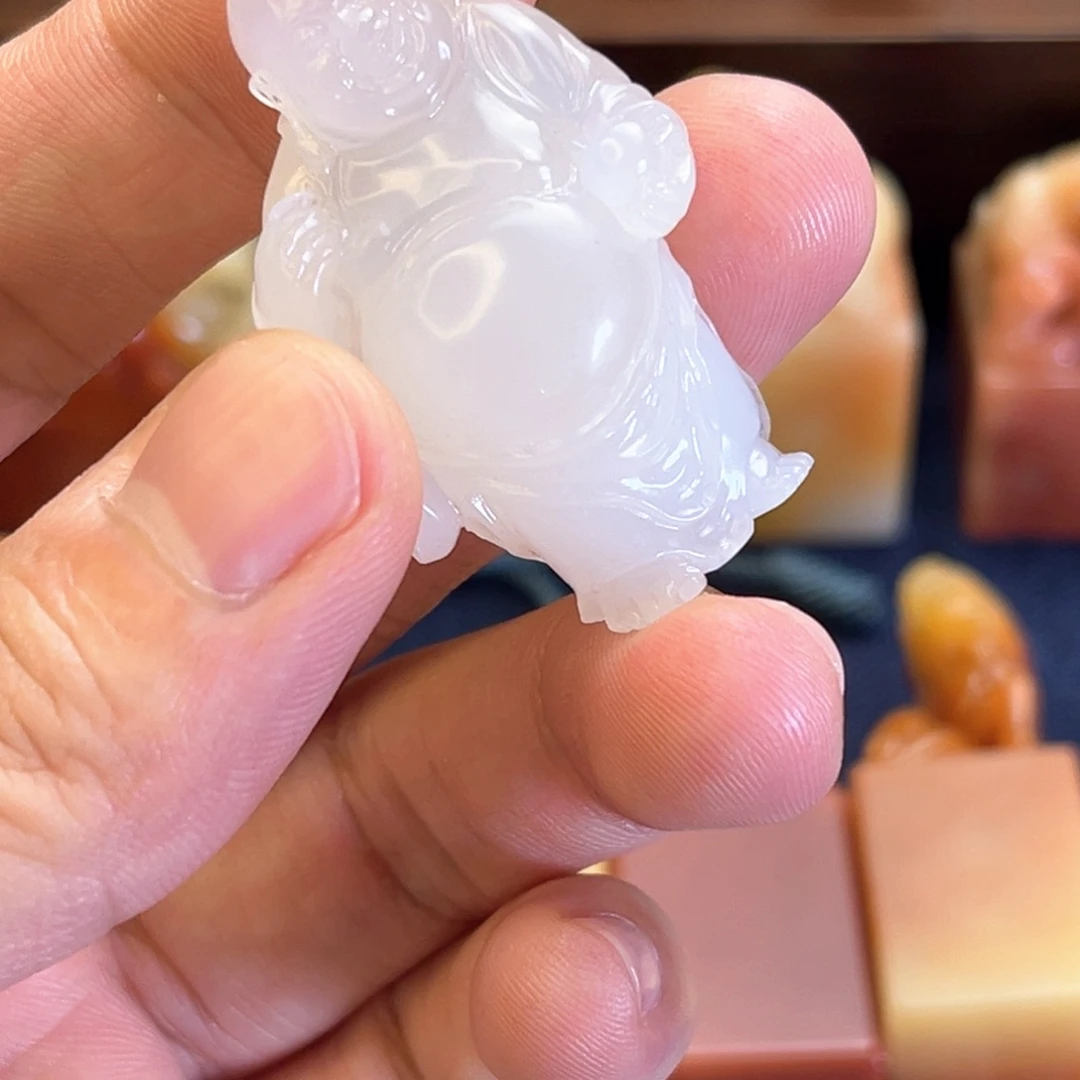 拈***笑寿山石印石寿山石