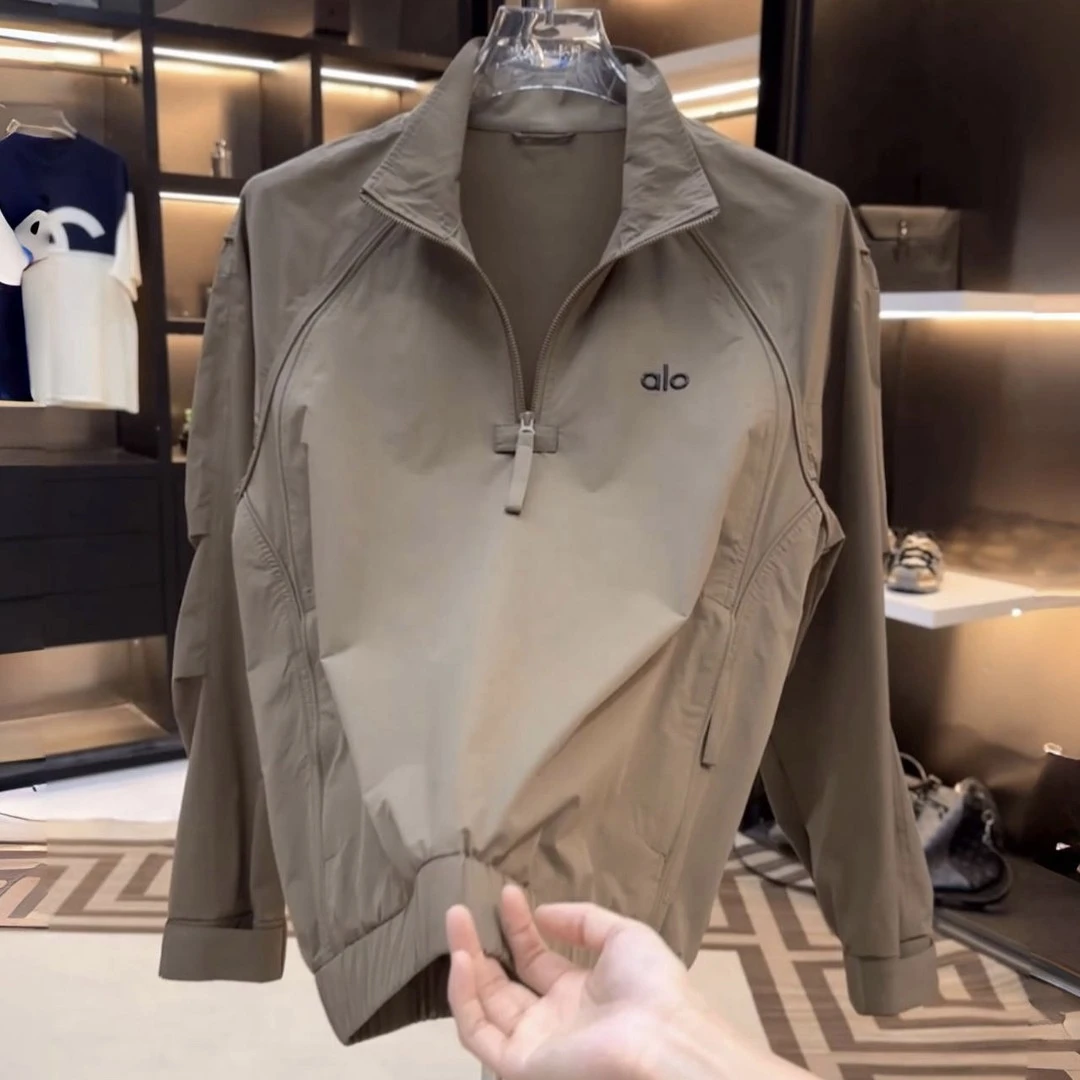 秋季新款欧货轻奢半拉链立领卫衣潮牌美式休闲宽松长袖套头夹克男