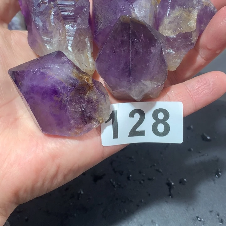 水晶刚果紫水晶大牙未镶嵌?****a