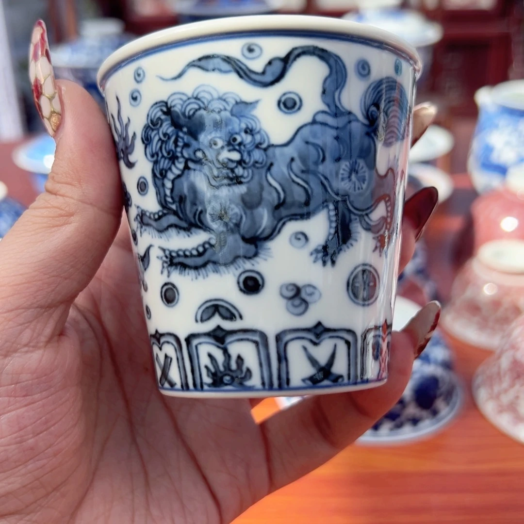 杯子景德镇毛仔柴窑主人杯