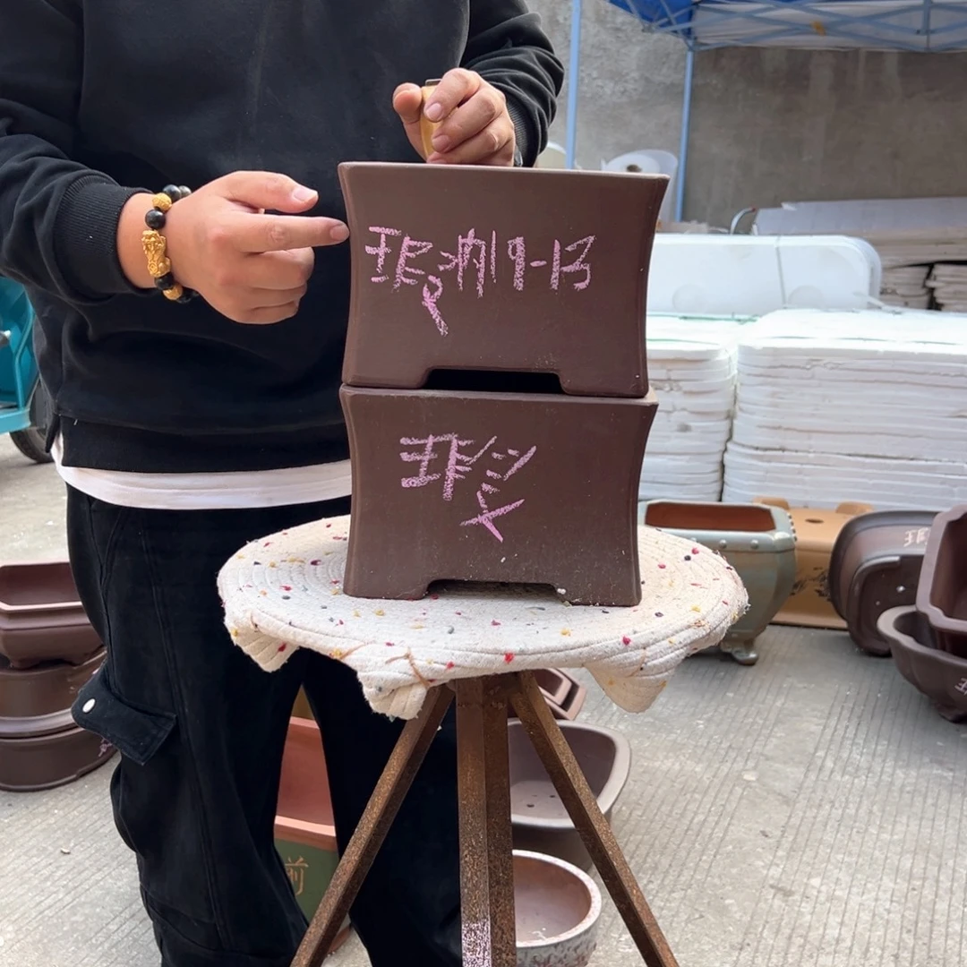 暴***风花盆紫砂紫砂花盆