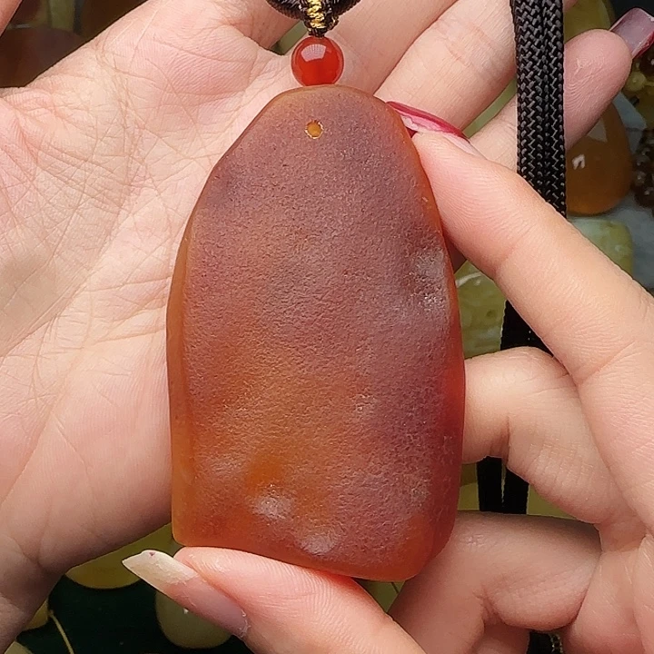 琥珀未镶嵌手链吊坠