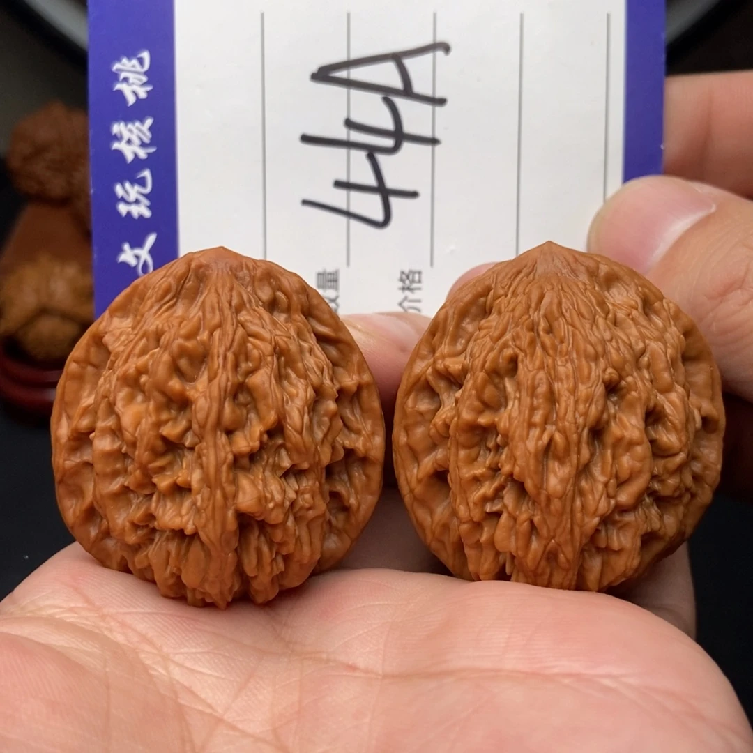 文玩核桃吊坠40虎头