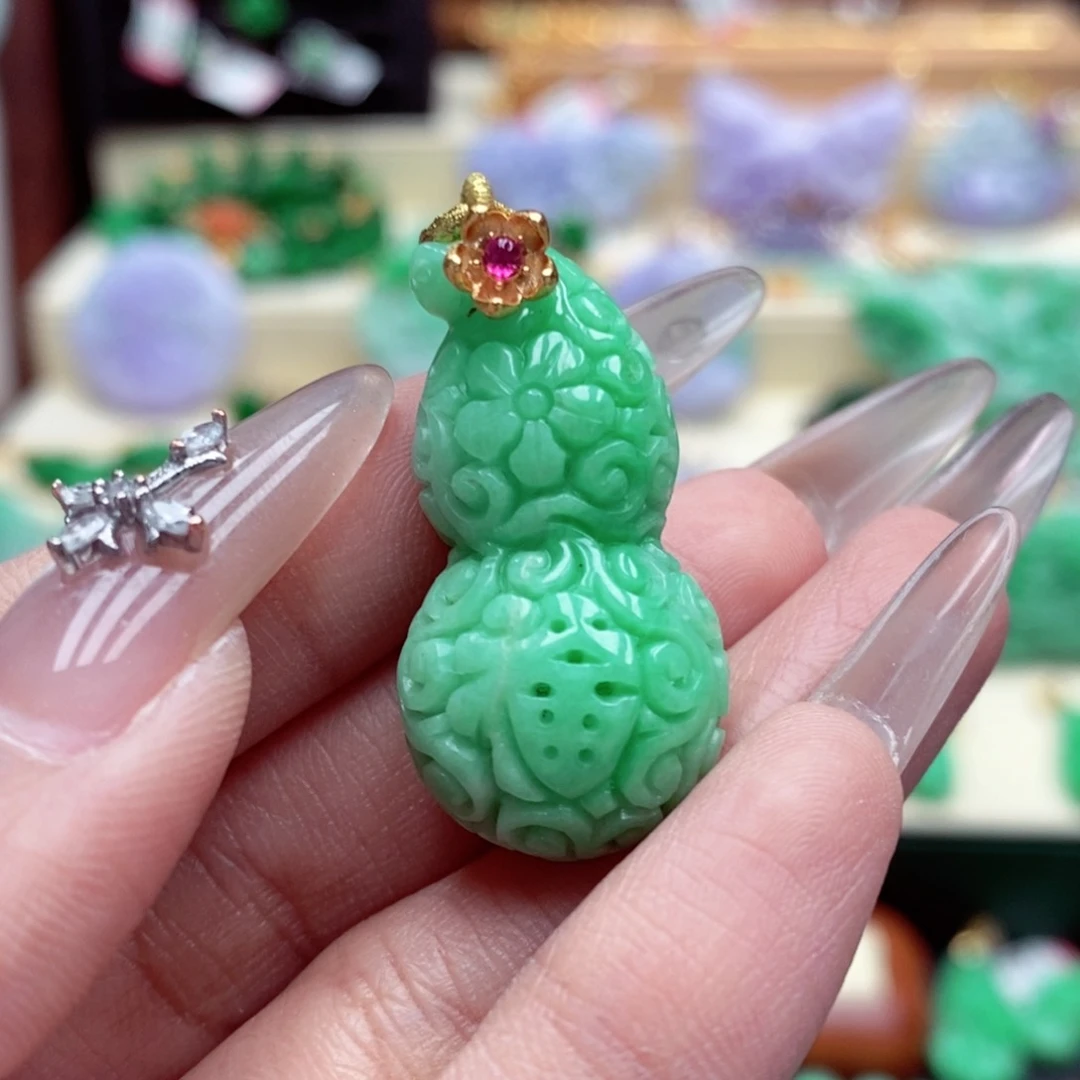 颈饰未镶嵌翡翠翡翠吊坠