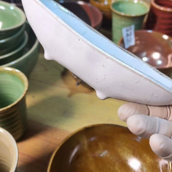 瓷片磁州窑五厂盘碗壶杯有瑕疵