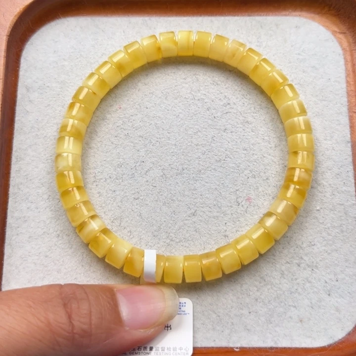 琥珀未镶嵌珠宝奇石M270号7+金白