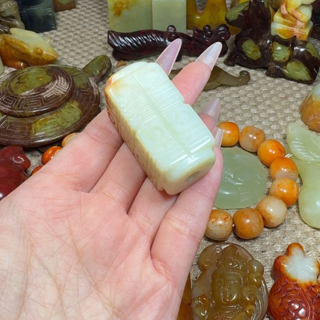 吊坠白玉菩提挂件