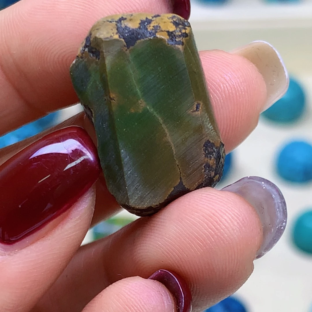 绿松石未镶嵌三彩随行