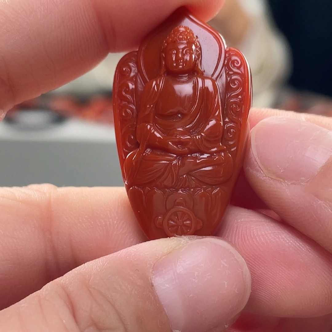 南红玛瑙未镶嵌颈饰