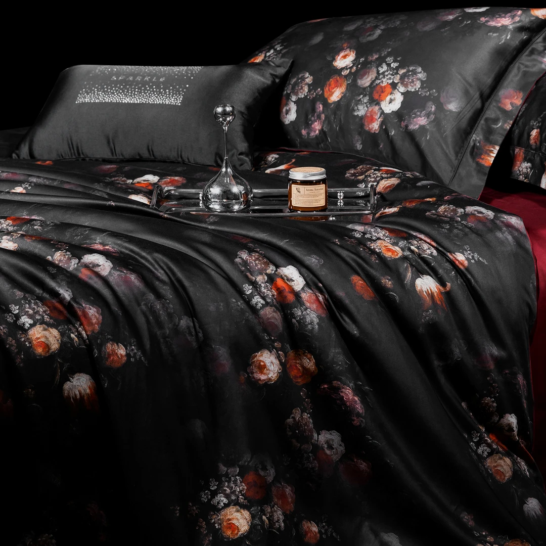 【红颜秘境·绯】高端纯棉100%全棉主卧高颜值床上四件套轻奢高级感