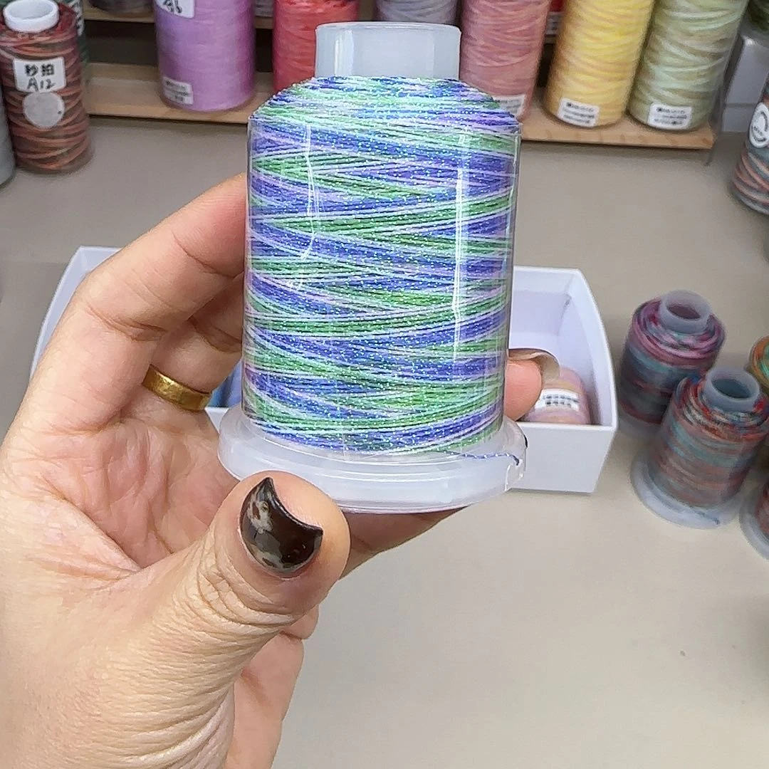 0.3星空段染蜡线40克青枝落月