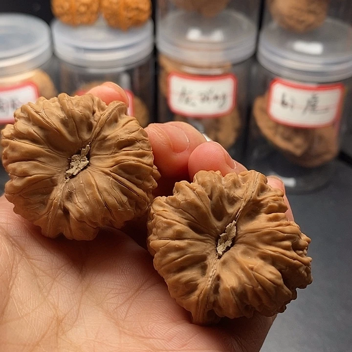 文玩核桃把件平谷酒杯底