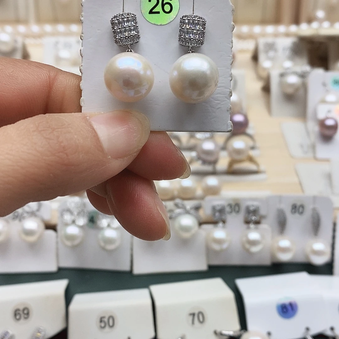 淡水珍珠颈饰银S925镶嵌