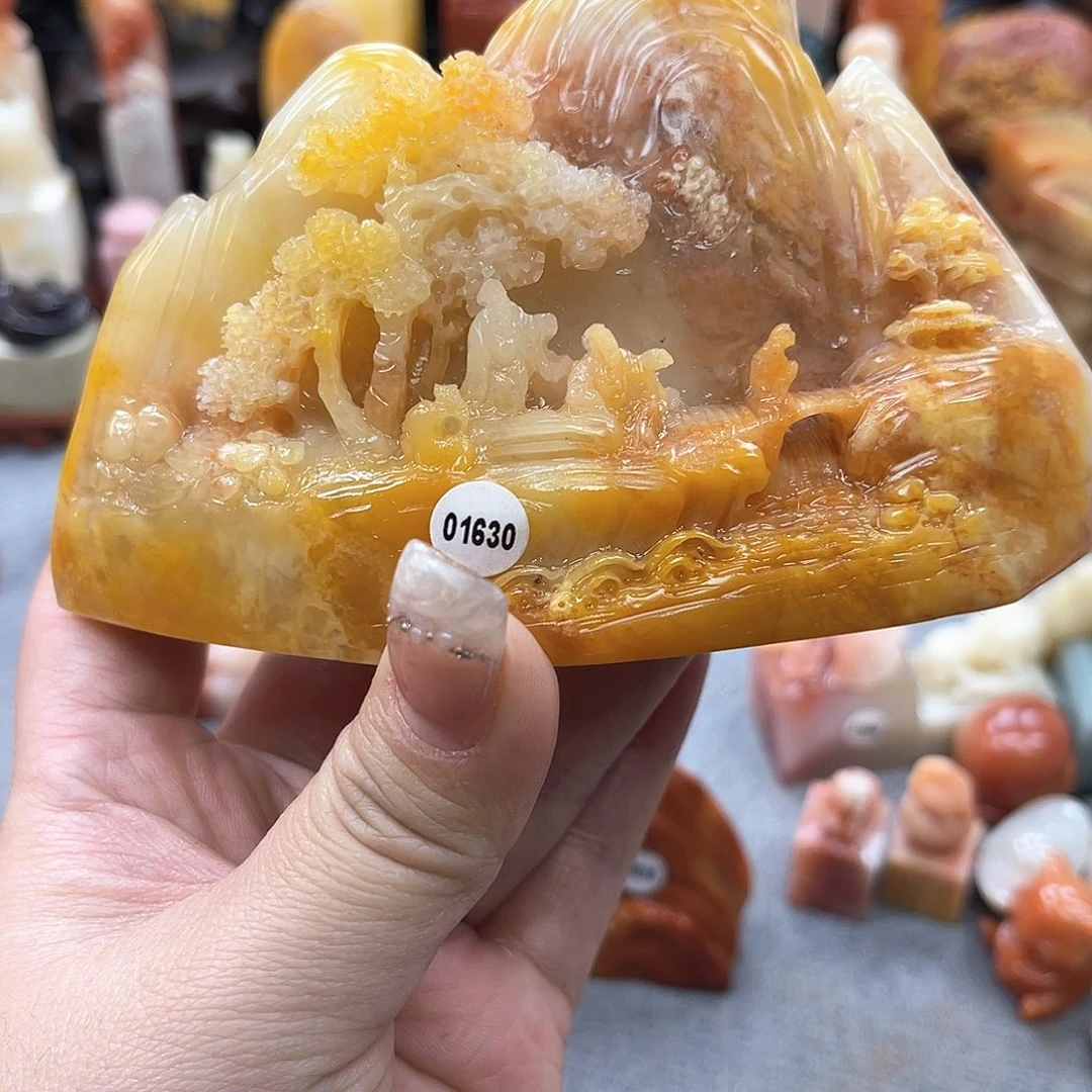 寿山石印石小*豆1630包邮包刻