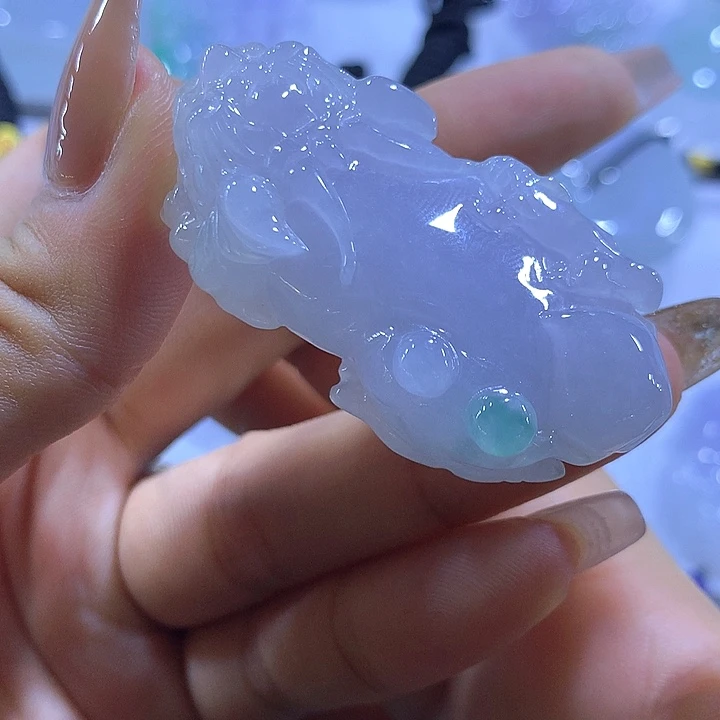 翡翠未镶嵌颈饰天然翡翠A货吊坠