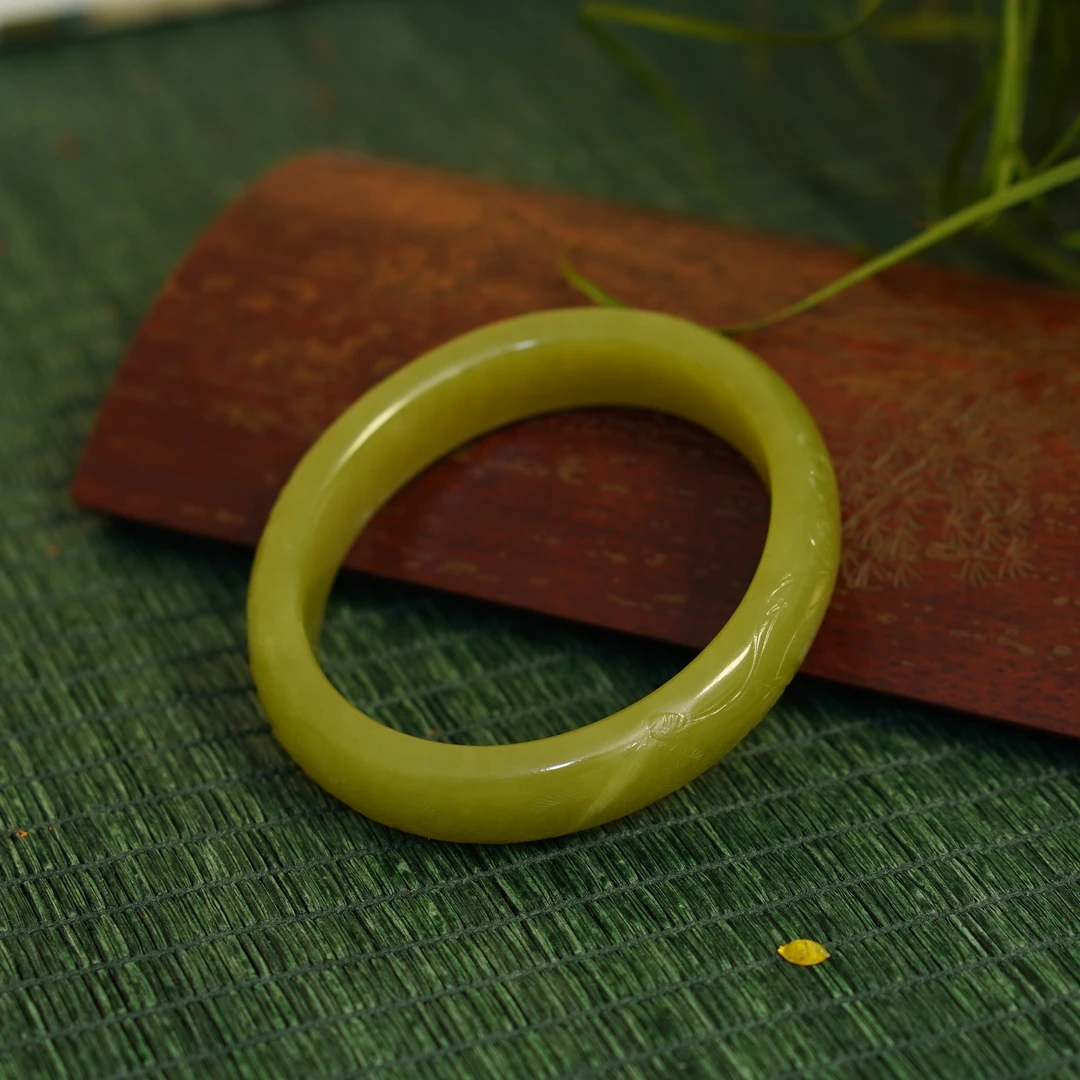 20世纪黄玉手镯/HY134242/金玉良缘/槐荫山房