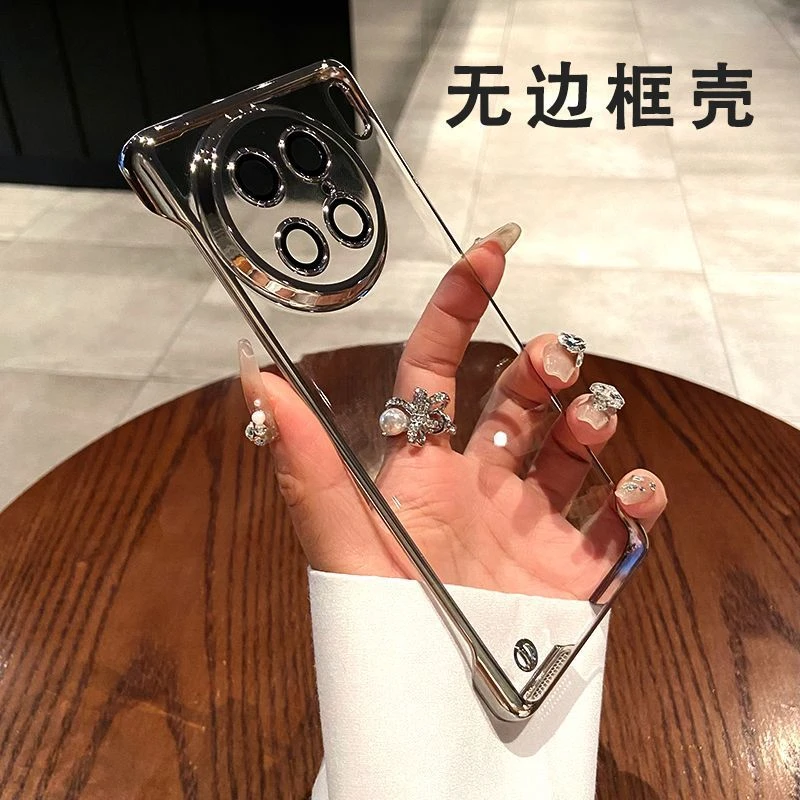 适用于vivox200手机壳x100pro电镀无边框x90透气硬80高级带镜头膜