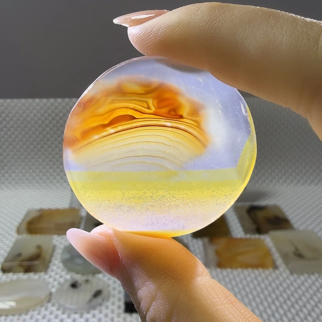 玛瑙/玉髓未镶嵌吊坠(不含链)14