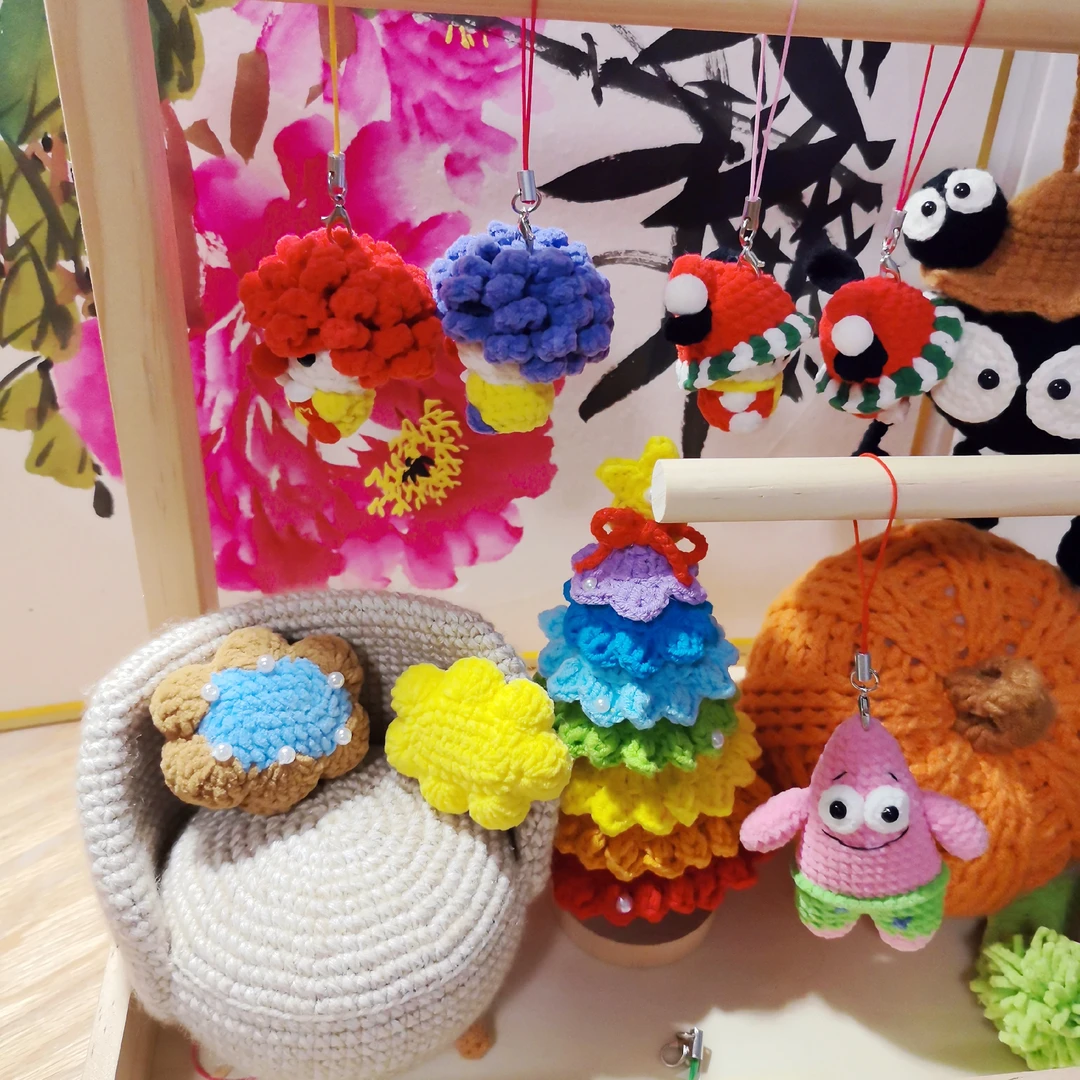 【132】沙发抱枕刺绣抱枕云朵抱枕心形抱枕手工编织毛线【成品】