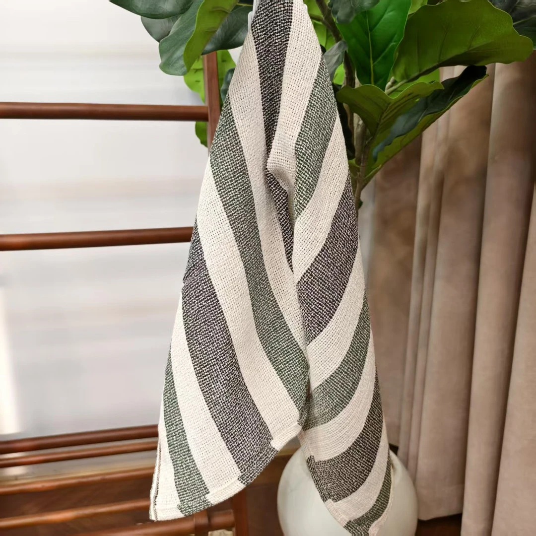 【织梦纱毛巾】汉麻色织雨露织梦纱毛巾枕巾