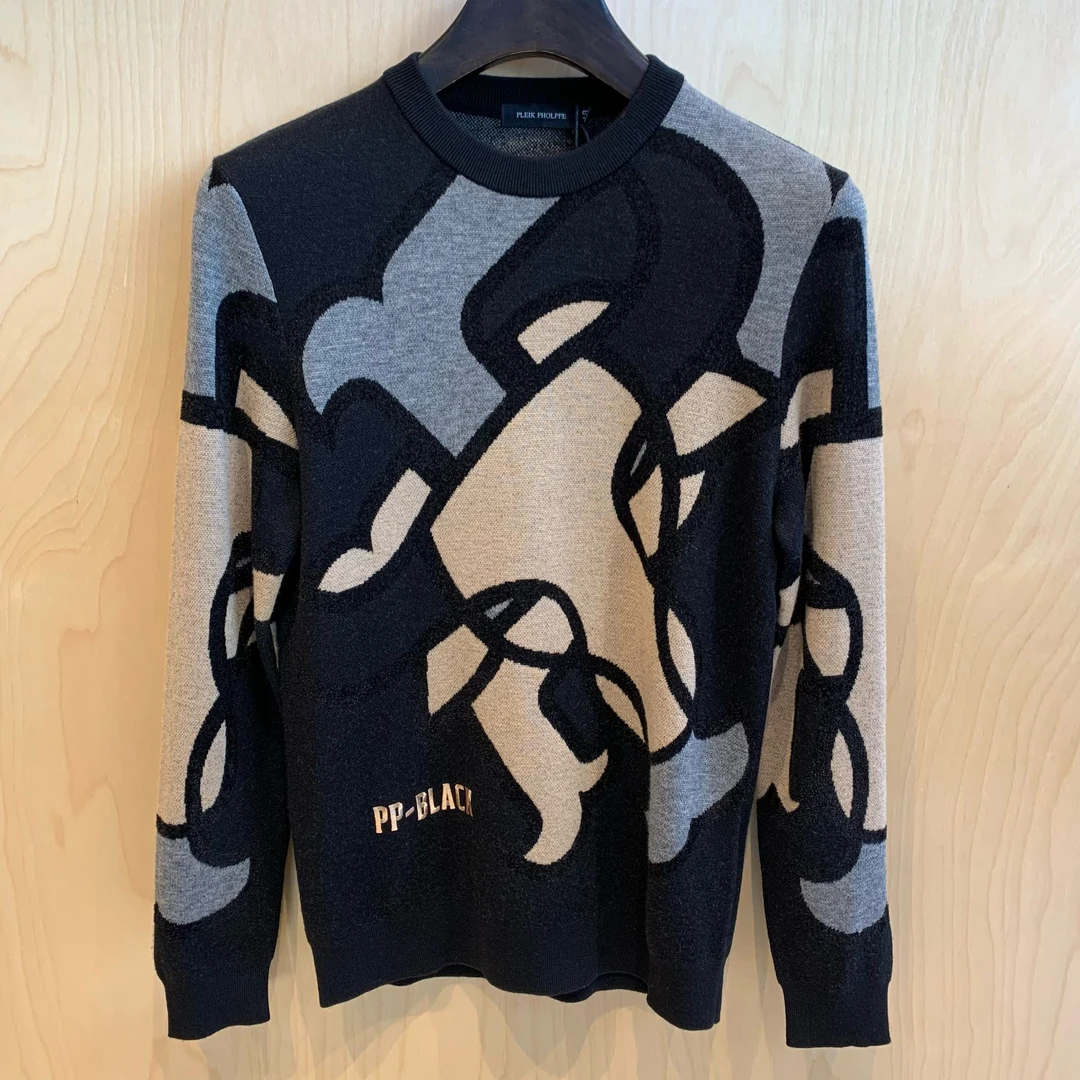 PLEIKPHOLPPE圆领冬季毛衣针织衫秋冬休闲长袖时尚加厚男士潮流衫