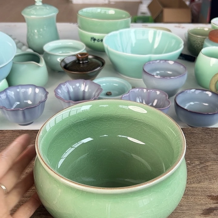 小米茶器龙泉青瓷